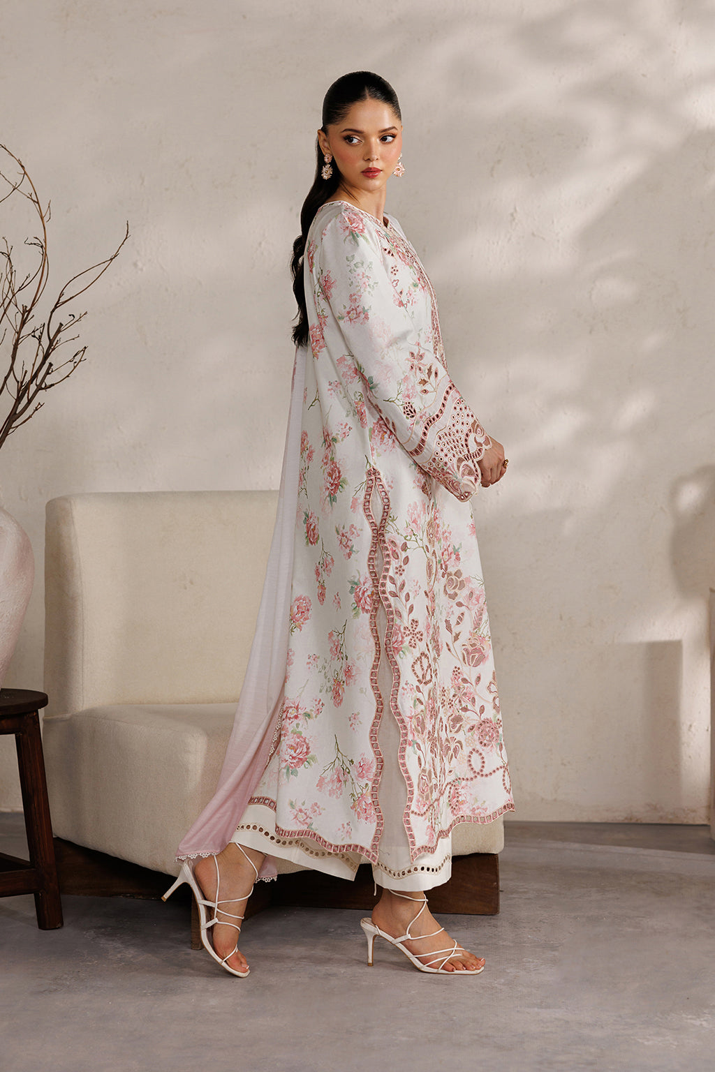 Iznik | Festive lawn 26 | IBE-04 Embroidered Lawn by Iznik - Designer Dress  - Type : Ladies Clothes - Available at Libayah - 100% Original 