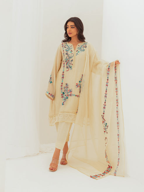 Farah Zubair | Luxury Pret | Zaytoon by Farah Zubair - Designer Dress - Type: Ladies Clothes - Available at Libayah - 100% Original