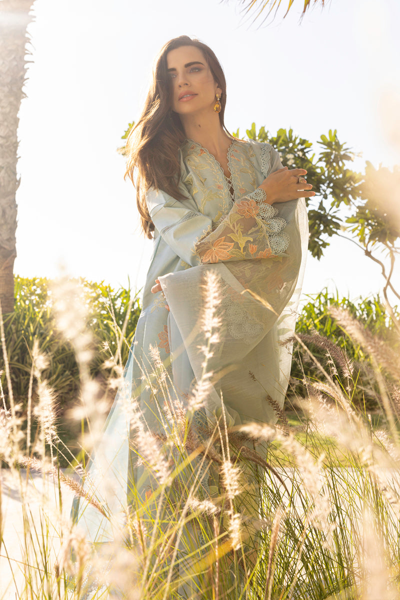 Rangrasiya | Carnation Summer Edit 25 | Ocean by Rangrasiya - Designer Dress - Type: Ladies Clothes - Available at Libayah - 100% Original