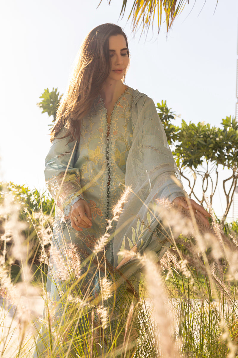 Rangrasiya | Carnation Summer Edit 25 | Ocean by Rangrasiya - Designer Dress - Type: Ladies Clothes - Available at Libayah - 100% Original