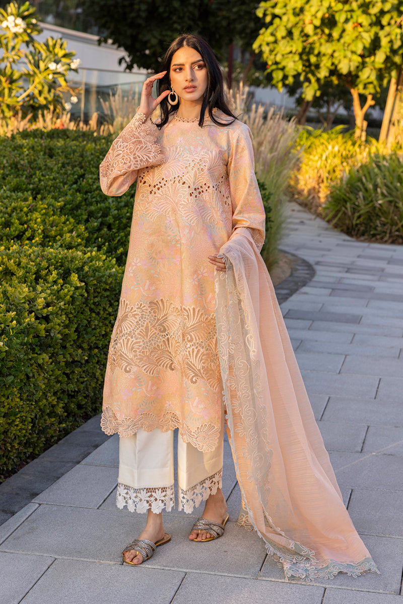 Rangrasiya | Carnation Summer Edit 25 | Zinnia by Rangrasiya - Designer Dress - Type: Ladies Clothes - Available at Libayah - 100% Original