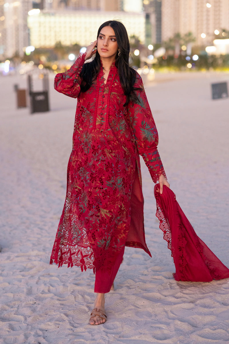 Rangrasiya | Carnation Summer Edit 25 | Scarlet by Rangrasiya - Designer Dress - Type: Ladies Clothes - Available at Libayah - 100% Original