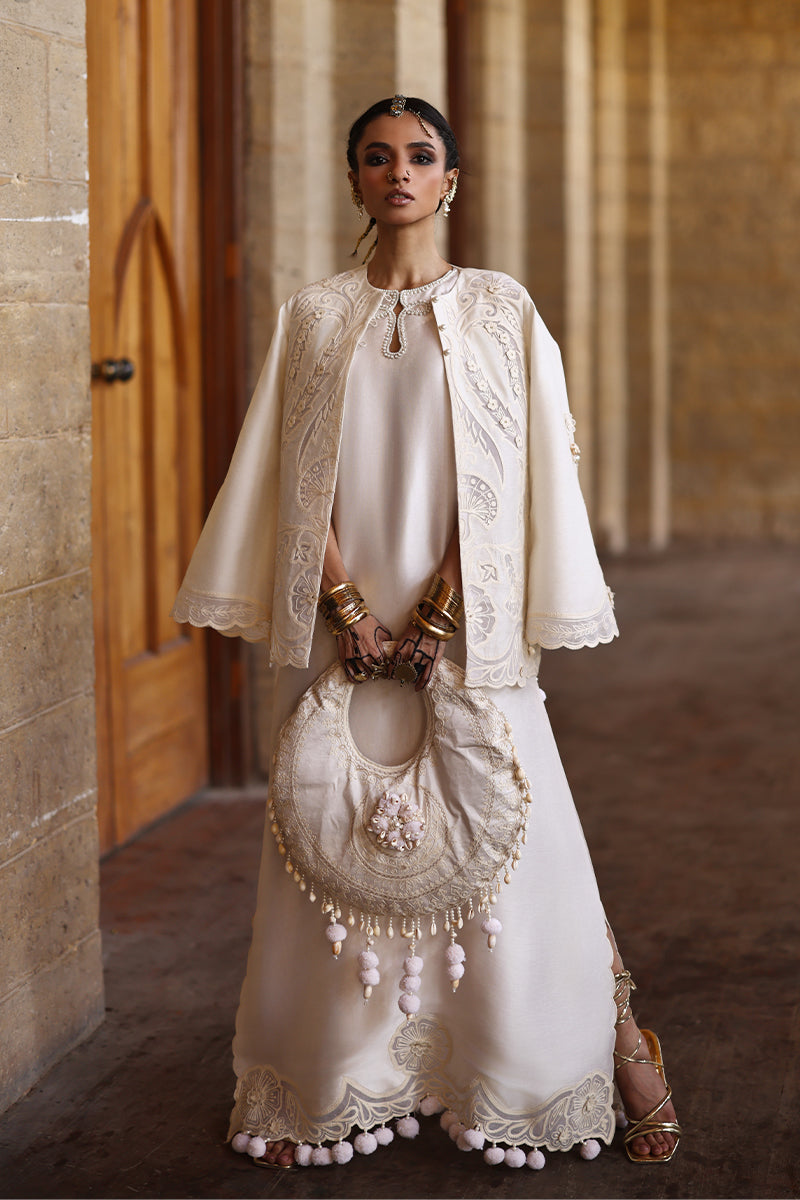 Afrozeh | Basic Pret 26 RTW | NACRE by Afrozeh - Designer Dress  - Type : Ladies Clothes - Available at Libayah - 100% Original 