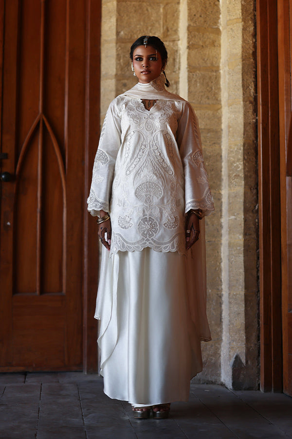 Afrozeh | Basic Pret 26 RTW | NACRE by Afrozeh - Designer Dress  - Type : Ladies Clothes - Available at Libayah - 100% Original 