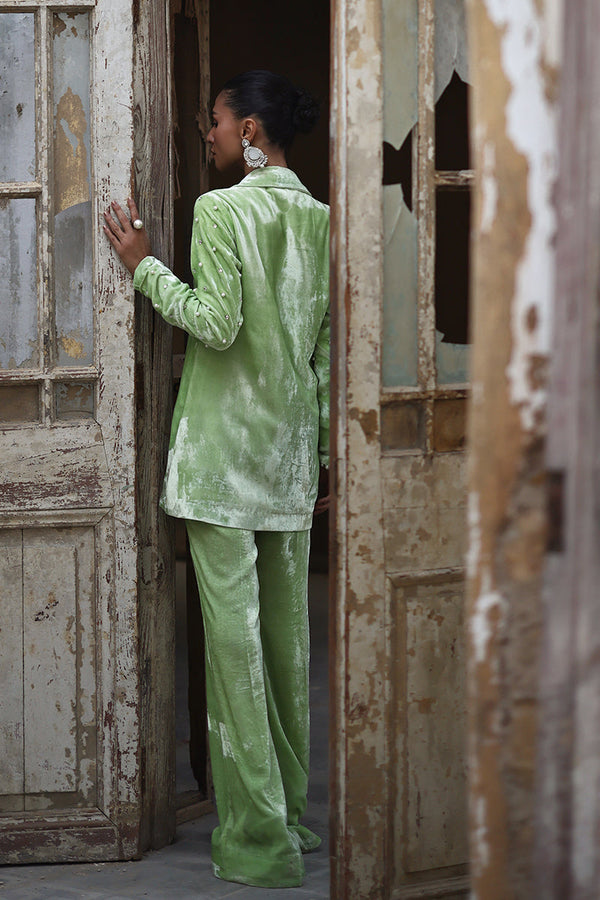 Wardha Saleem | Pure Velvet 25 | Koa - Designer Dress - Type : Ladies Clothes - Available at Libayah - 100% Original