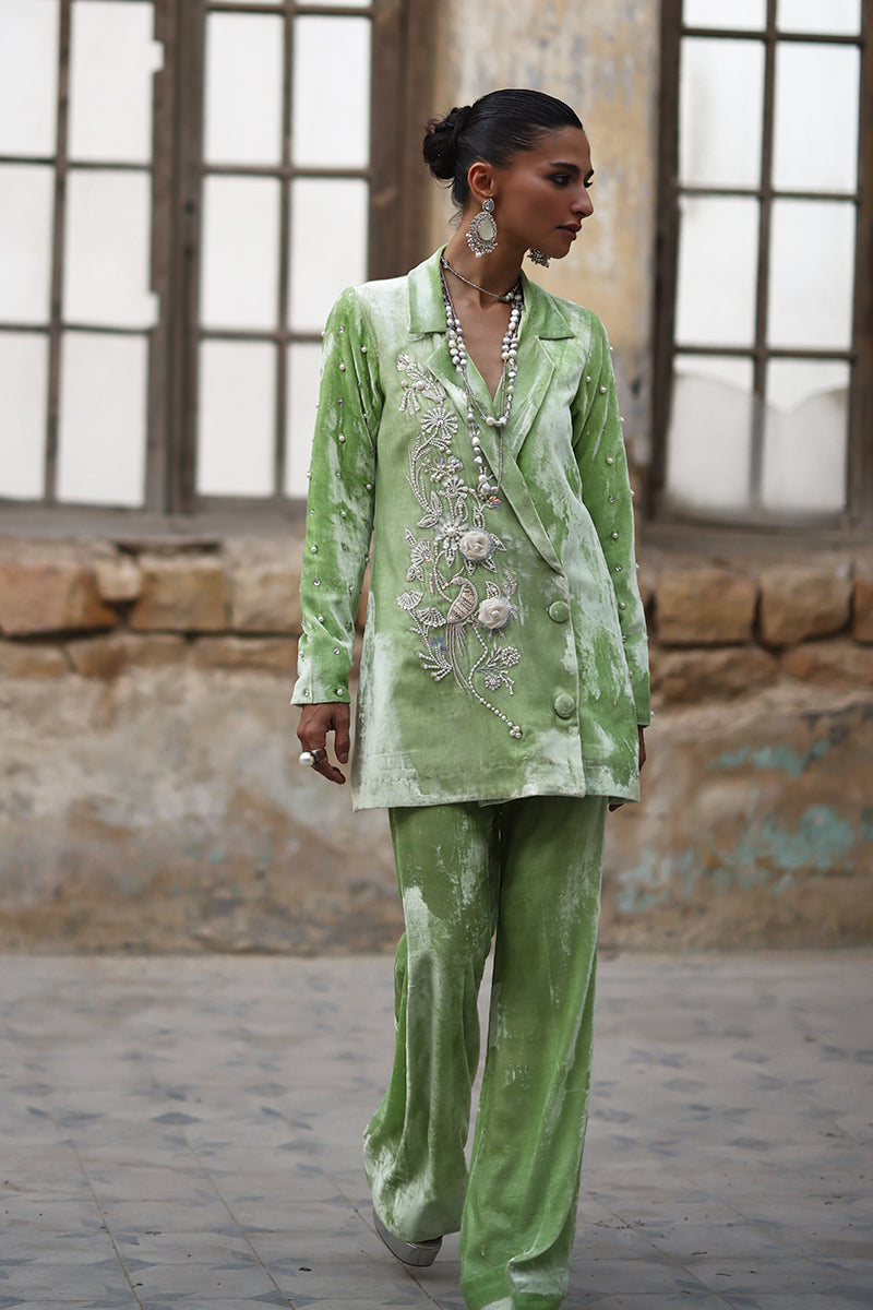 Wardha Saleem | Pure Velvet 25 | Koa - Designer Dress - Type : Ladies Clothes - Available at Libayah - 100% Original