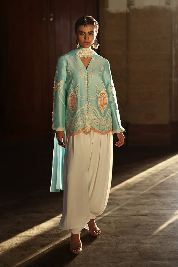 Wardha Saleem | Aari Collection | Alaya by Wardha Saleem - Designer Dress  - Type : Ladies Clothes - Available at Libayah - 100% Original 