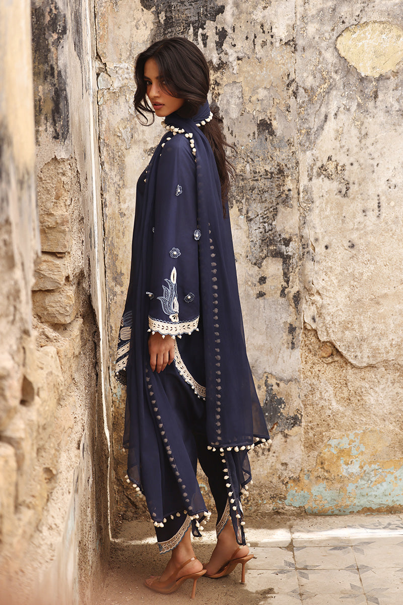 Wardha Saleem | Zimal Luxury Eid Edit 26 | Neelam by Wardha Saleem - Designer Dress  - Type : Ladies Clothes - Available at Libayah - 100% Original 