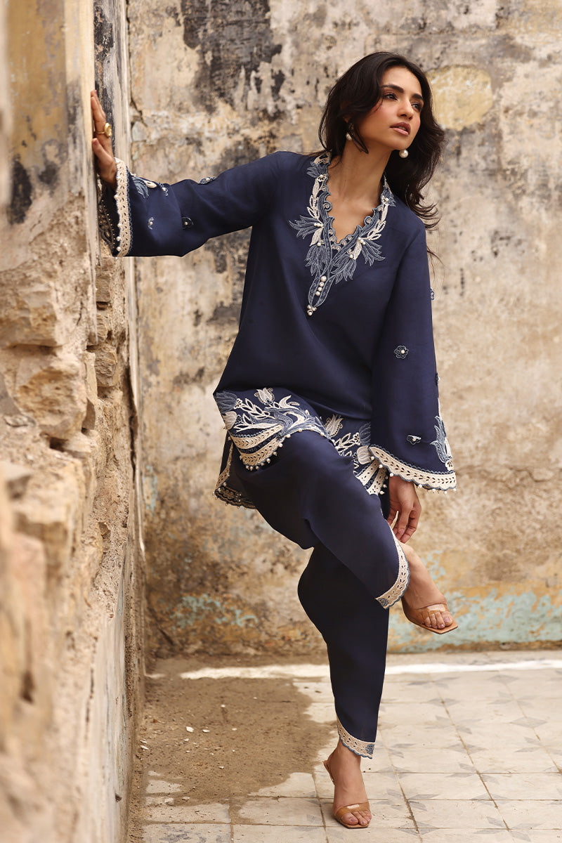 Wardha Saleem | Zimal Luxury Eid Edit 26 | Neelam by Wardha Saleem - Designer Dress  - Type : Ladies Clothes - Available at Libayah - 100% Original 