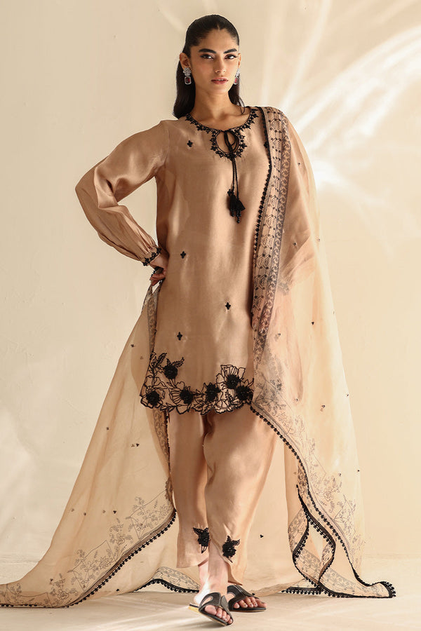 Sana Abbas | Mor Luxe | LATTE by Sana Abbas - Designer Dress  - Type : Ladies Clothes - Available at Libayah - 100% Original 