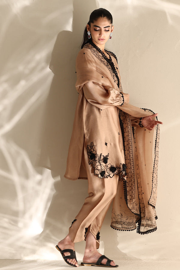 Sana Abbas | Mor Luxe | LATTE by Sana Abbas - Designer Dress  - Type : Ladies Clothes - Available at Libayah - 100% Original 