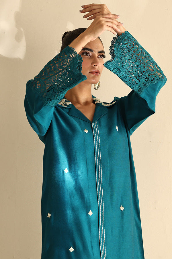Sana Abbas | Mor Luxe | LUNA by Sana Abbas - Designer Dress  - Type : Ladies Clothes - Available at Libayah - 100% Original 