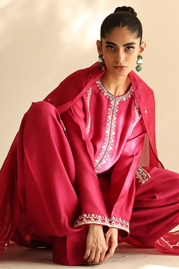 Sana Abbas | Mor Luxe | CHERRY BLOSSOM by Sana Abbas - Designer Dress  - Type : Ladies Clothes - Available at Libayah - 100% Original 