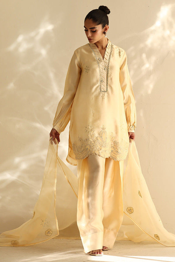 Sana Abbas | Mor Luxe | BUTTER CUP by Sana Abbas - Designer Dress  - Type : Ladies Clothes - Available at Libayah - 100% Original 