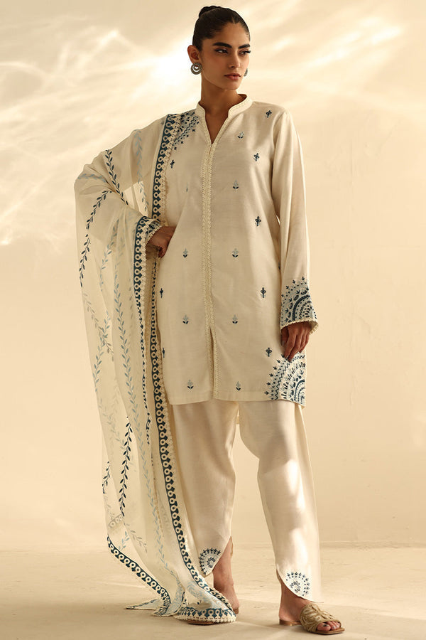 Sana Abbas | Mor Luxe | OCEANIC by Sana Abbas - Designer Dress  - Type : Ladies Clothes - Available at Libayah - 100% Original 