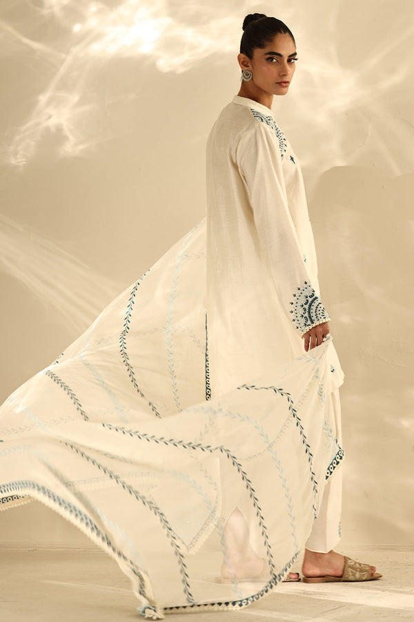 Sana Abbas | Mor Luxe | OCEANIC by Sana Abbas - Designer Dress  - Type : Ladies Clothes - Available at Libayah - 100% Original 