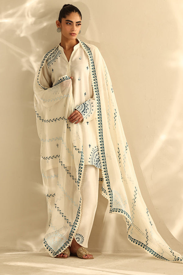 Sana Abbas | Mor Luxe | OCEANIC by Sana Abbas - Designer Dress  - Type : Ladies Clothes - Available at Libayah - 100% Original 