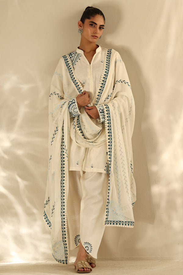 Sana Abbas | Mor Luxe | OCEANIC by Sana Abbas - Designer Dress  - Type : Ladies Clothes - Available at Libayah - 100% Original 