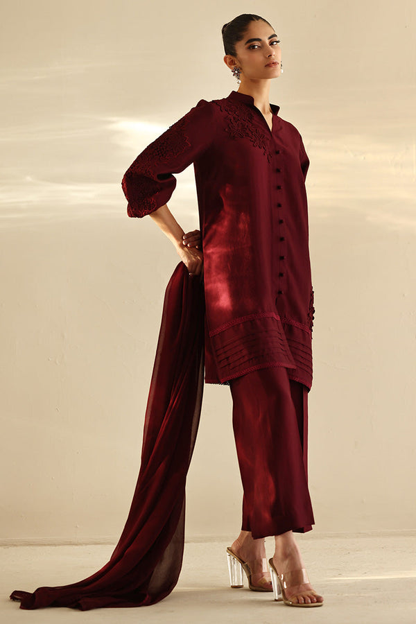 Sana Abbas | Mor Luxe | GARNET by Sana Abbas - Designer Dress  - Type : Ladies Clothes - Available at Libayah - 100% Original 