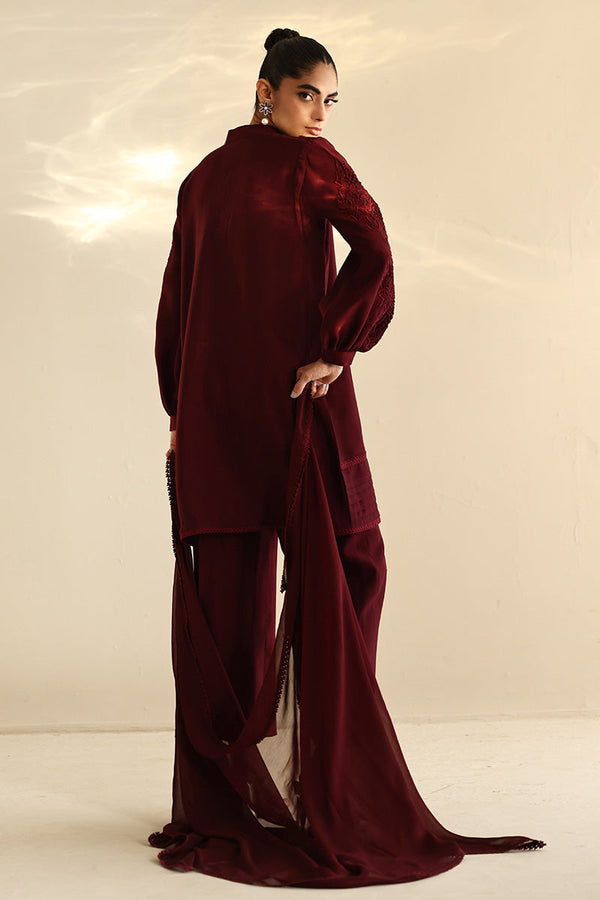 Sana Abbas | Mor Luxe | GARNET by Sana Abbas - Designer Dress  - Type : Ladies Clothes - Available at Libayah - 100% Original 