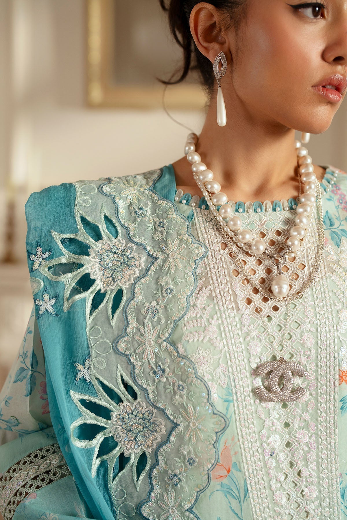 Nureh | Feya Eid Lawn | FE-06 by Nureh - Designer Dress - Type: Ladies Clothes - Available at Libayah - 100% Original