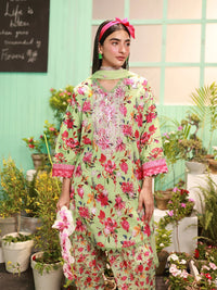 Salitex | Izel Lawn 24 | VIVAD - LUXURY LAWN EMBROIDERED SUIT by Salitex - Designer Dress - Type: Casuals - Available at Libayah - 100% Original
