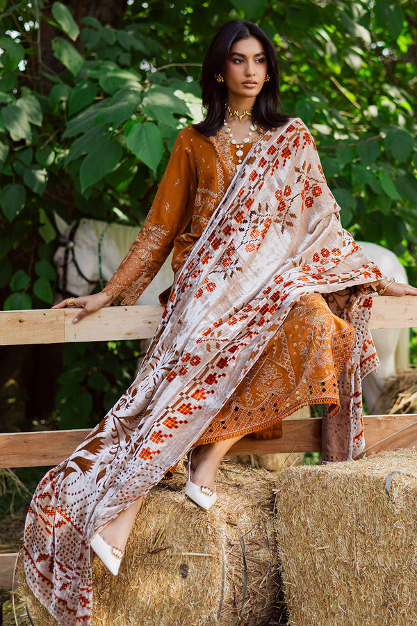 Nureh | Exclusive Leather Peach | NE-188 by Nureh - Designer Dress  - Type : Ladies Clothes - Available at Libayah - 100% Original 