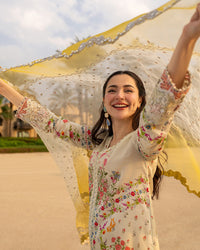 Faiza Saqlain | AYA - Unstitched Luxury Lawn '26 | Arta by Faiza Saqlain - Designer Dress  - Type : Ladies Clothes - Available at Libayah - 100% Original 