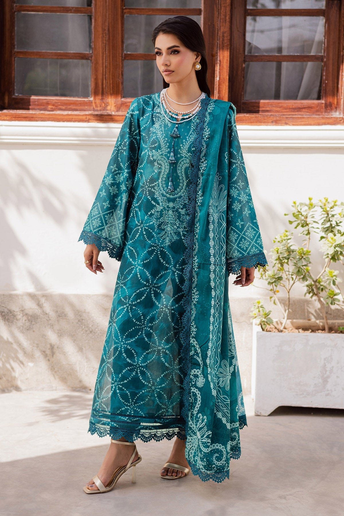 Afrozeh | Basic Pret 26 RTW | NACRE by Afrozeh - Designer Dress  - Type : Ladies Clothes - Available at Libayah - 100% Original 