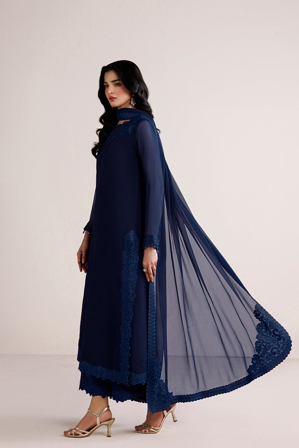 Farasha | Chiffon Essentials 26 | Sapphire Muse by Farasha - Designer Dress  - Type : Ladies Clothes - Available at Libayah - 100% Original 