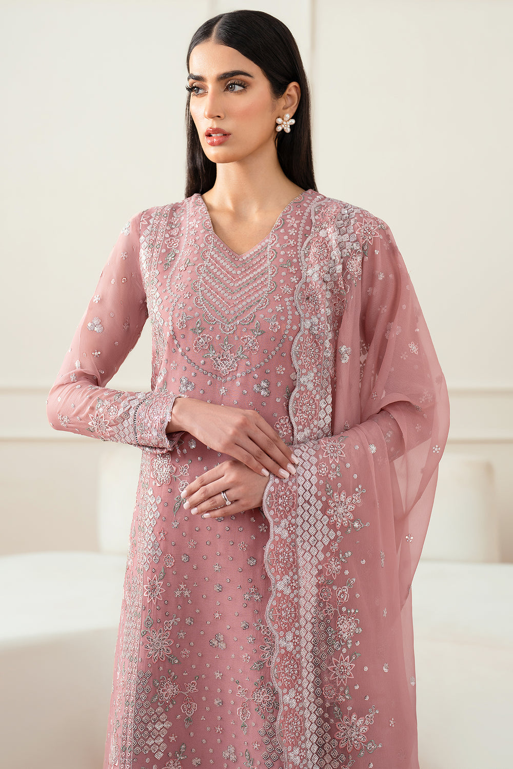 Farasha | Essence Formals 25 | Mauve Light by Farasha - Designer Dress  - Type : Ladies Clothes - Available at Libayah - 100% Original 