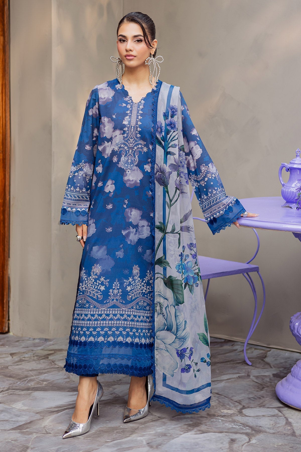 Nureh | Signature Prints 26 | SP-157 by Nureh - Designer Dress  - Type : Ladies Clothes - Available at Libayah - 100% Original 
