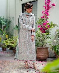 Mushq | Sunehri Lama Silk | Resham by Mushq - Designer Dress  - Type : Ladies Clothes - Available at Libayah - 100% Original 