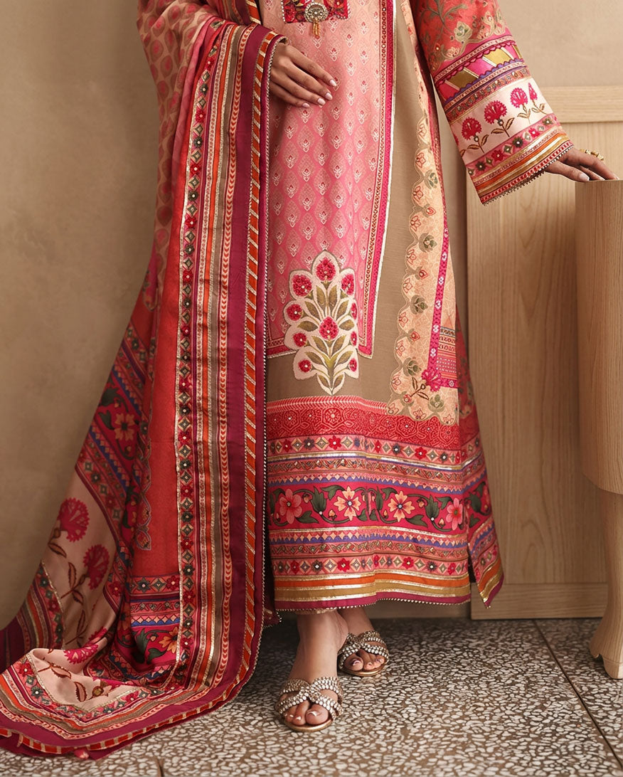 Mushq | Nirvana Anmol Edit | Rose Mood by Mushq - Designer Dress  - Type : Ladies Clothes - Available at Libayah - 100% Original 