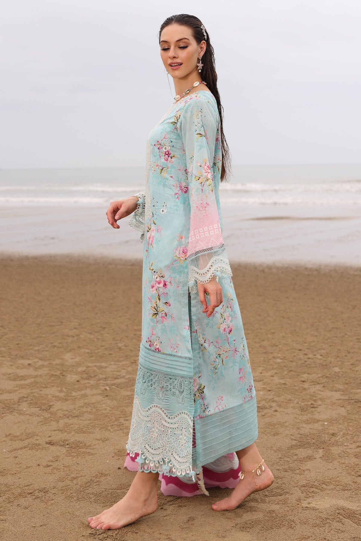 Nureh | Gardenia Embroidered Lawn 25 | NSG-173 by Nureh - Designer Dress - Type: Ladies Clothes - Available at Libayah - 100% Original