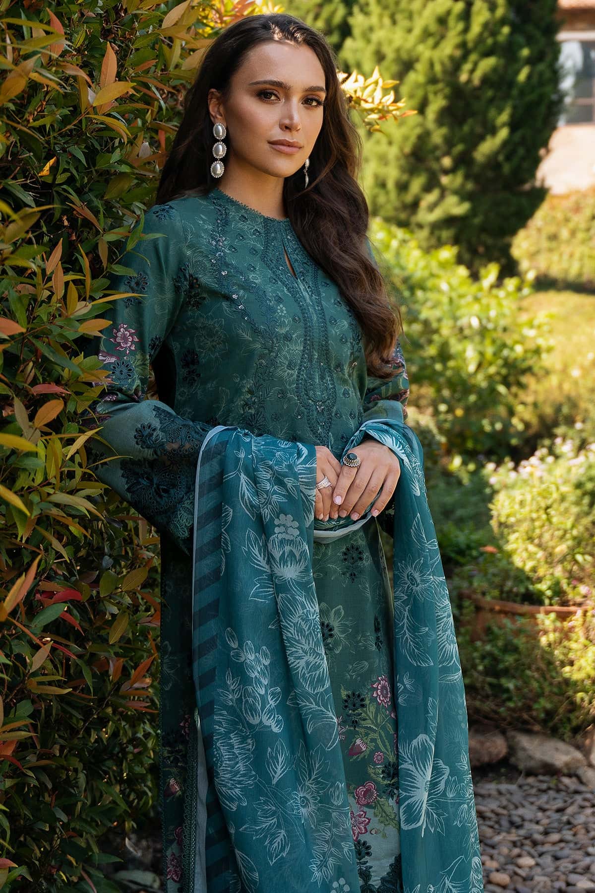 Afrozeh | Damask The Holiday Edit 25 | Opaline A by Afrozeh - Designer Dress - Type: Ladies Clothes - Available at Libayah - 100% Original