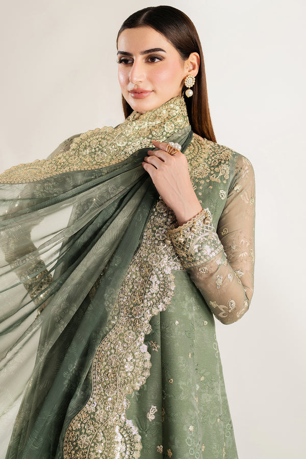 Farasha | Fiorella Formals | Olive Aura by Farasha - Designer Dress  - Type : Ladies Clothes - Available at Libayah - 100% Original 