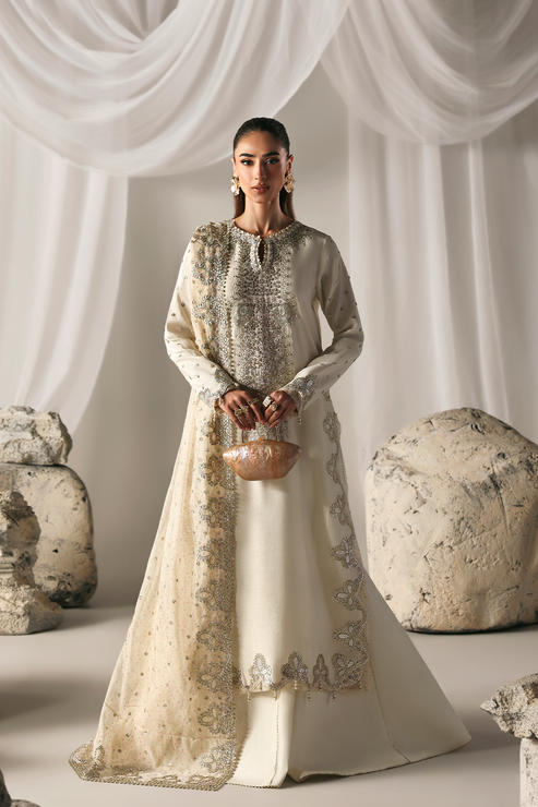 Emaan Adeel | Serein Luxe Silk | MISTY DAWN by Emaan Adeel - Designer Dress  - Type : Ladies Clothes - Available at Libayah - 100% Original 