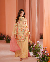 Faiza Saqlain | Roim Silk Edit | Resal by Faiza Saqlain - Designer Dress  - Type : Luxury Dress - Available at Libayah - 100% Original 