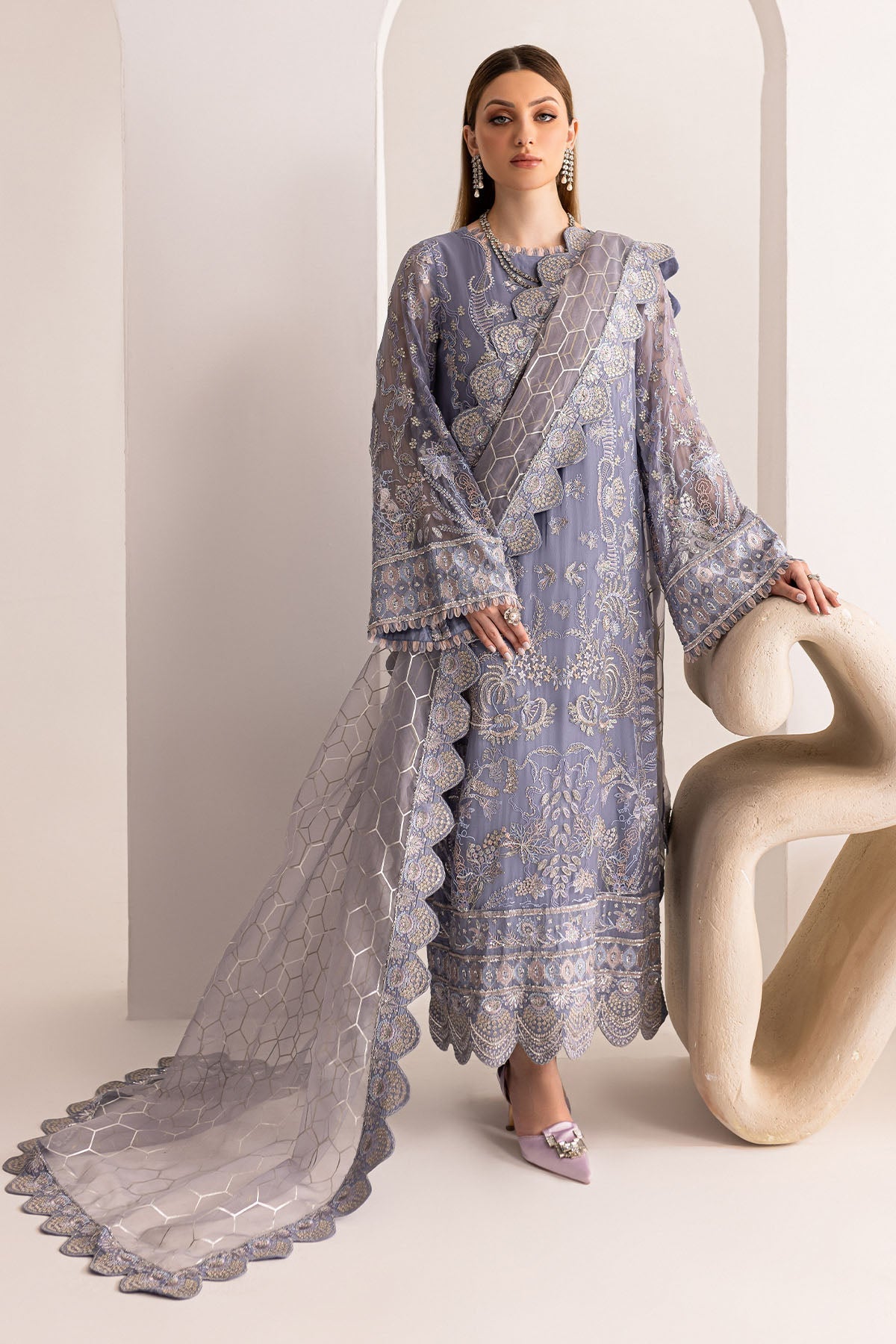 Nureh | Fancy Formals | NP-518 by Nureh - Designer Dress - Type: Formal - Available at Libayah - 100% Original