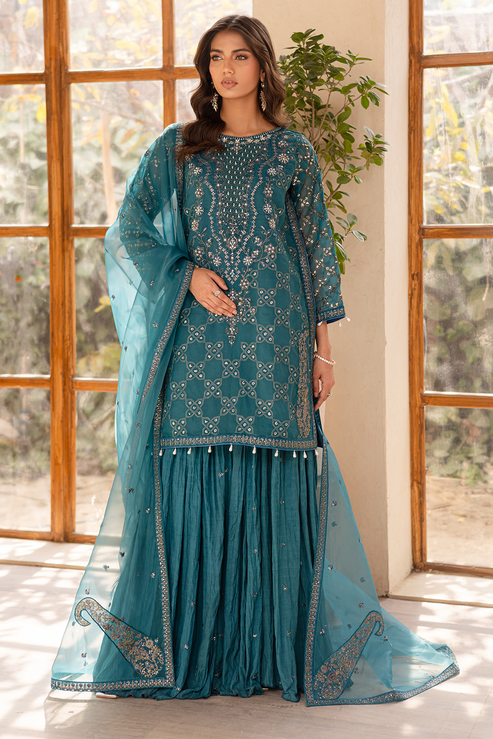 Emaan Adeel | Noore Festive Formals | MEHRIN by Emaan Adeel - Designer Dress - Type: Ladies Clothes - Available at Libayah - 100% Original