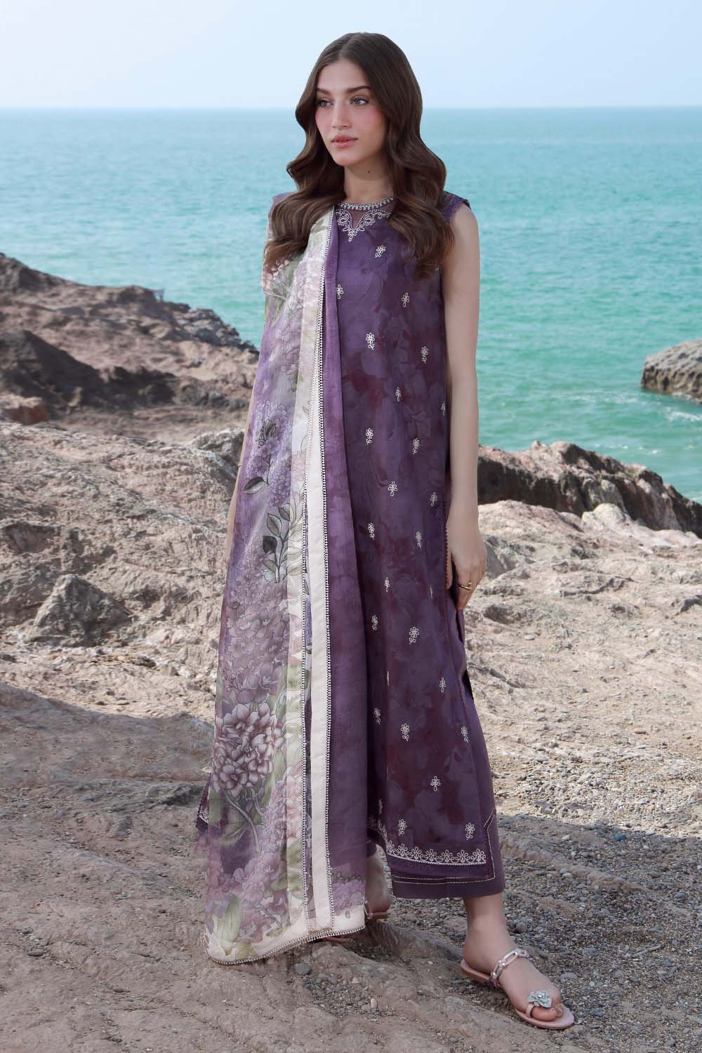 Seran | Afsanah Lawn 25 | MYRA by Seran - Designer Dress - Type: Ladies Clothes - Available at Libayah - 100% Original