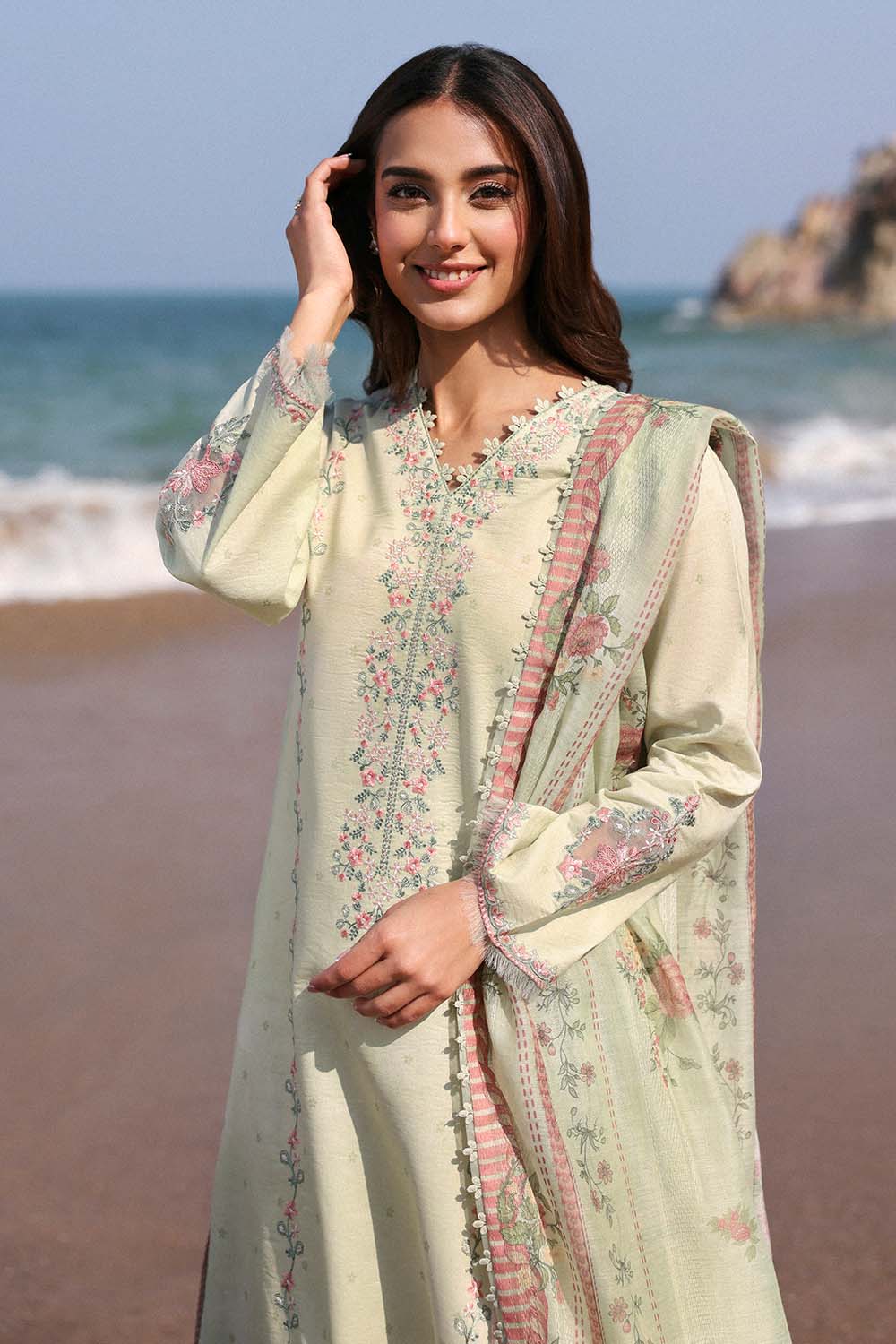 Seran | Afsanah Lawn 25 | FARIHA by Seran - Designer Dress - Type: Ladies Clothes - Available at Libayah - 100% Original