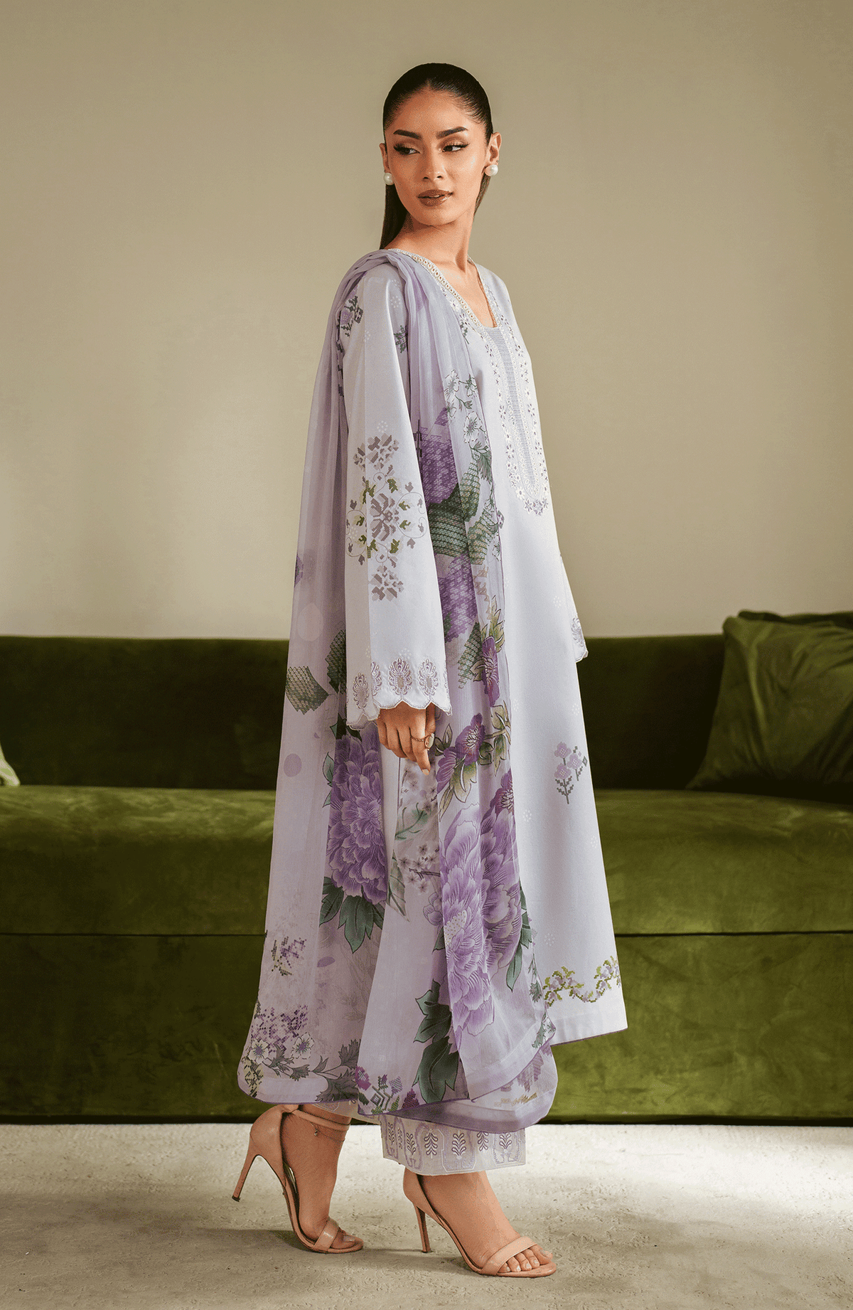 Seran | Ilara Cambric | LAVARA by Seran - Designer Dress  - Type : Ladies Clothes - Available at Libayah - 100% Original 