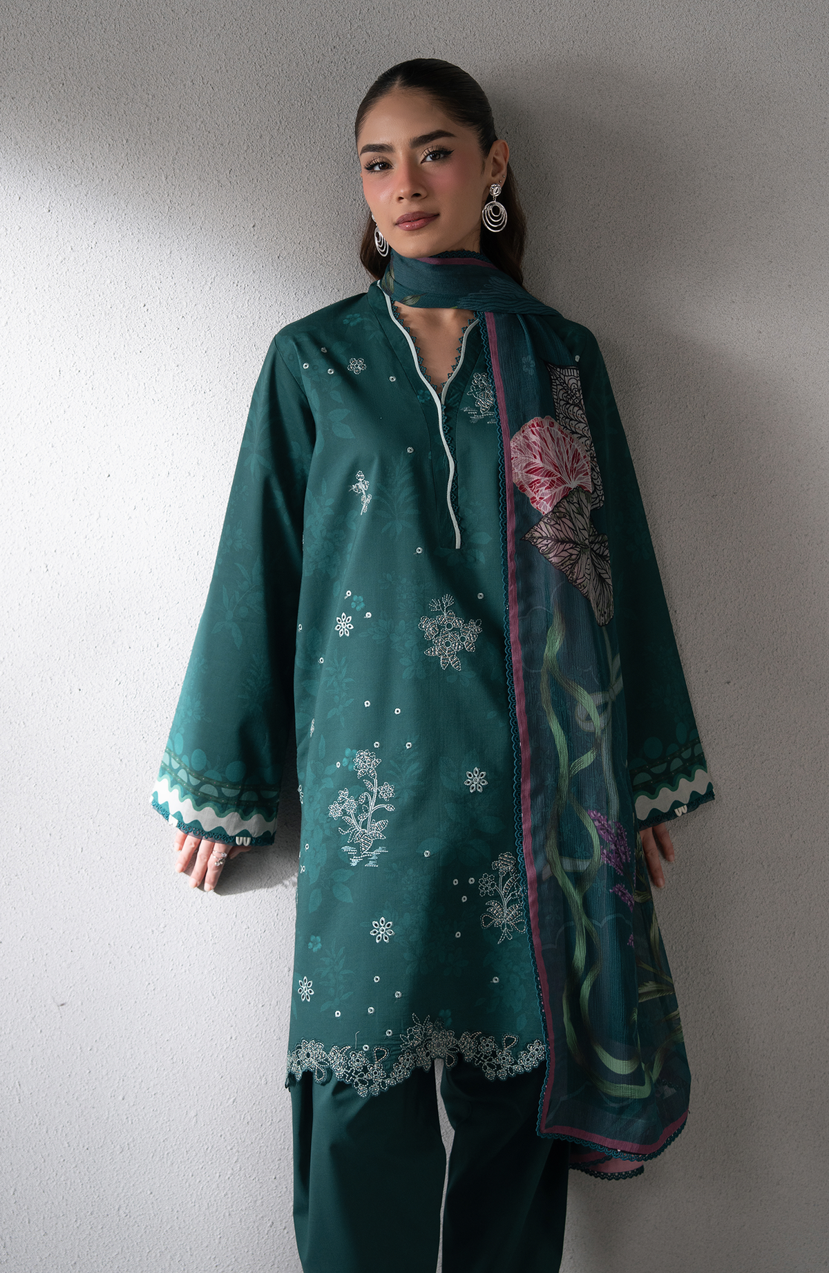 Seran | Selure Lawn | Verdelle by Seran - Designer Dress  - Type : Ladies Clothes - Available at Libayah - 100% Original 