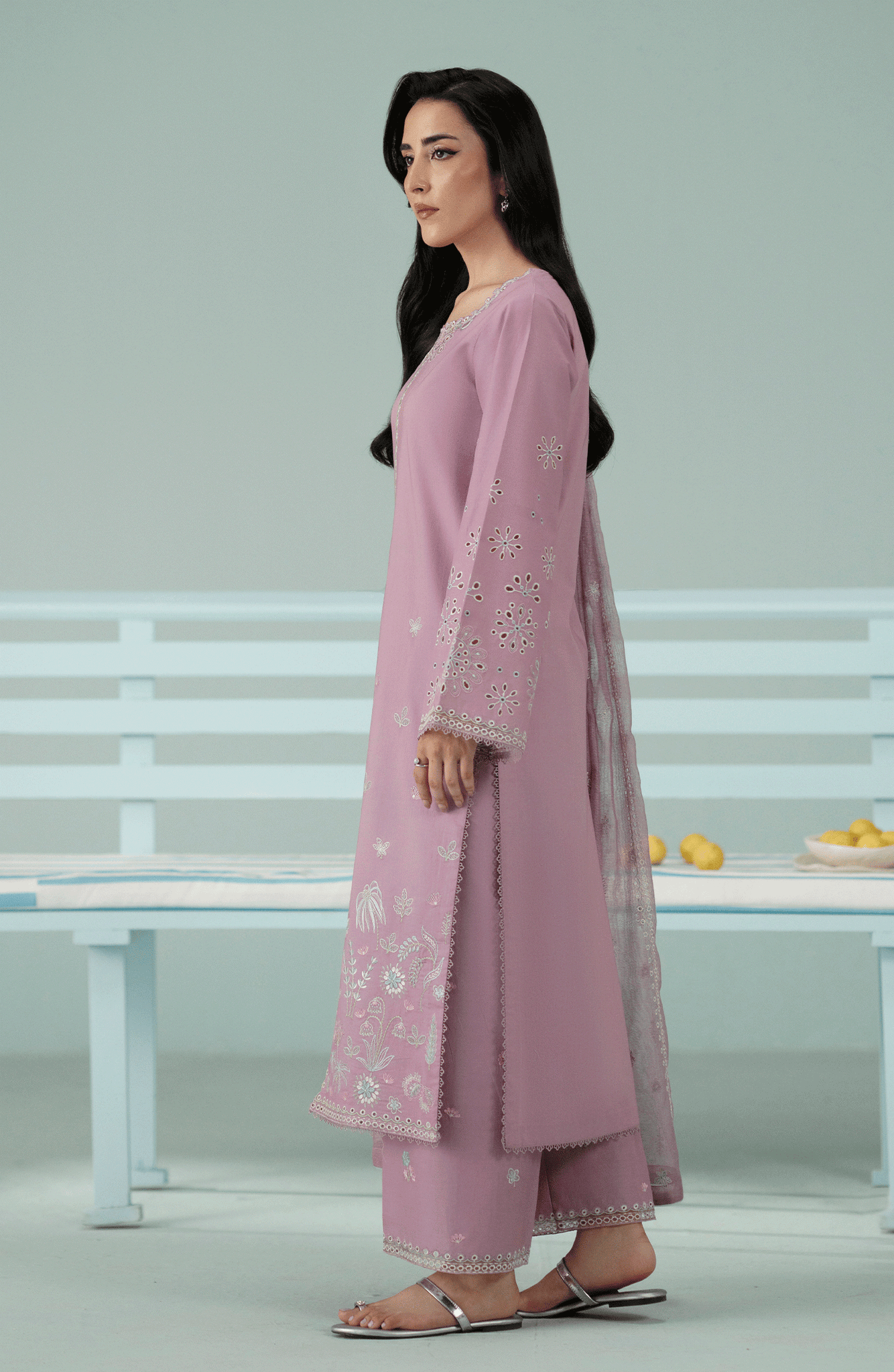 Seran | Luxury Pret | AYVIA - 3pc by Seran - Designer Dress  - Type : Ladies Clothes - Available at Libayah - 100% Original 