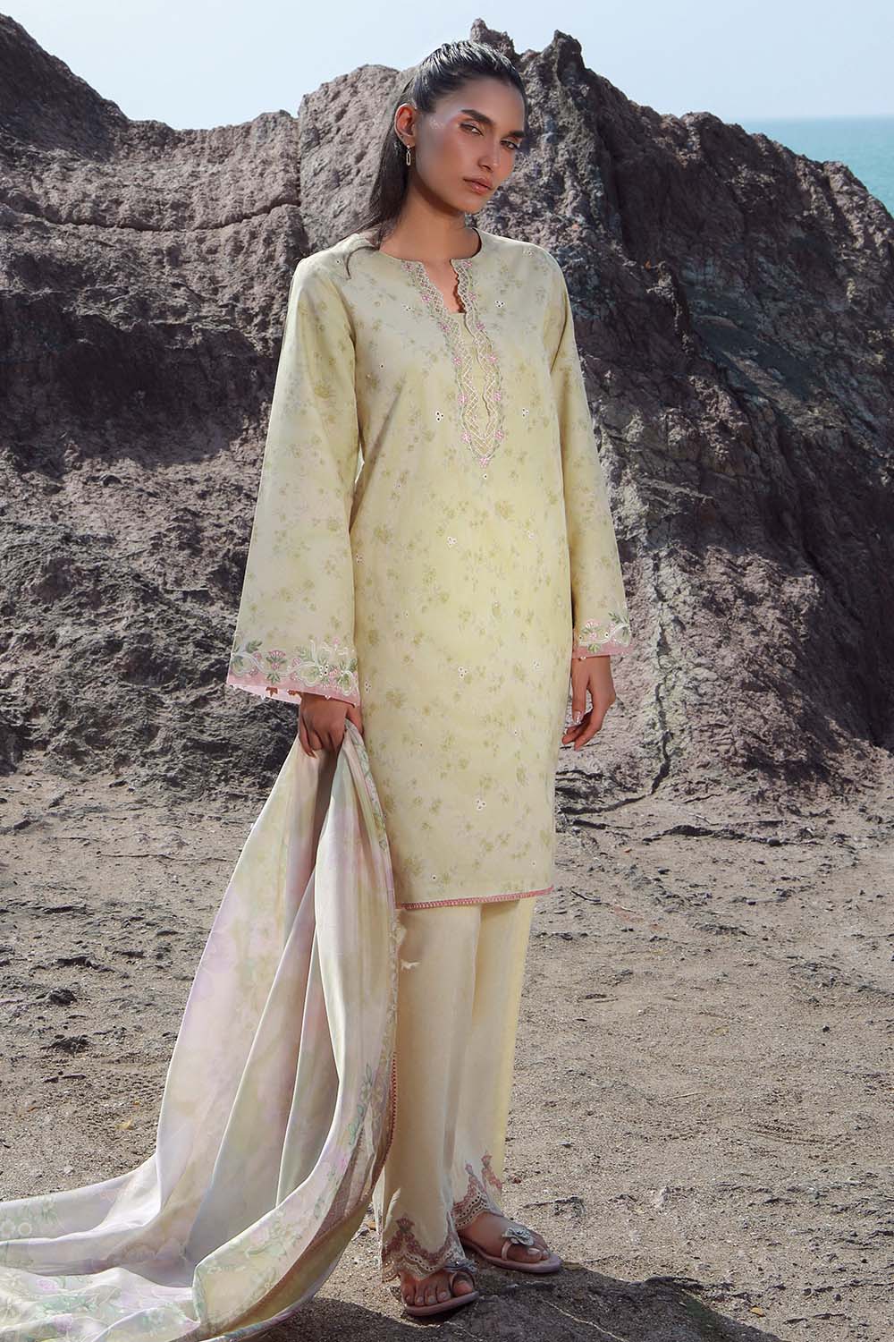 Seran | Afsanah Lawn 25 | SAHAR by Seran - Designer Dress - Type: Ladies Clothes - Available at Libayah - 100% Original