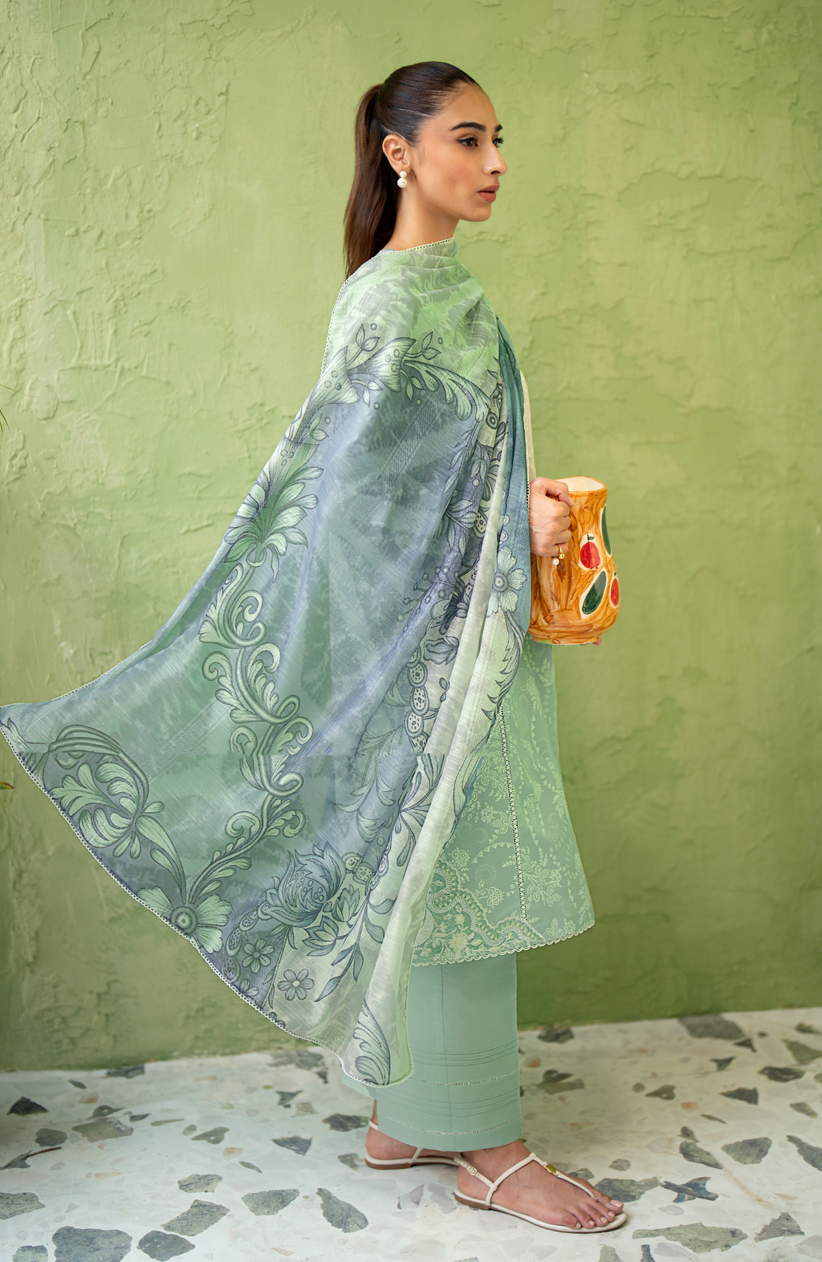 Seran | Artisan Lawn 25 | LAGUNE by Seran - Designer Dress - Type: Ladies Clothes - Available at Libayah - 100% Original