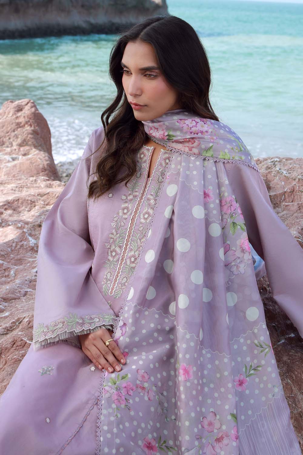 Seran | Afsanah Lawn 25 | NIHAL by Seran - Designer Dress - Type: Ladies Clothes - Available at Libayah - 100% Original