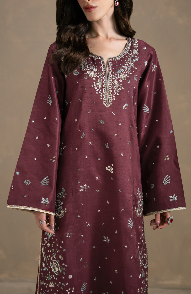 Seran | Lumiere RTW Eid 26 | Rouge by Seran - Designer Dress  - Type : Ladies Clothes - Available at Libayah - 100% Original 